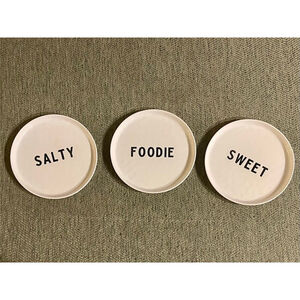 Santa Barbara Design Studio Porcelain Appetizer Plates, NWOT